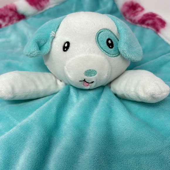 Betsy Johnson Floral Puppy Dog Security Blanket Super Softt - Picture 3 of 6